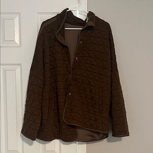 Amazon Women's Dark Brown Quilted Jacket